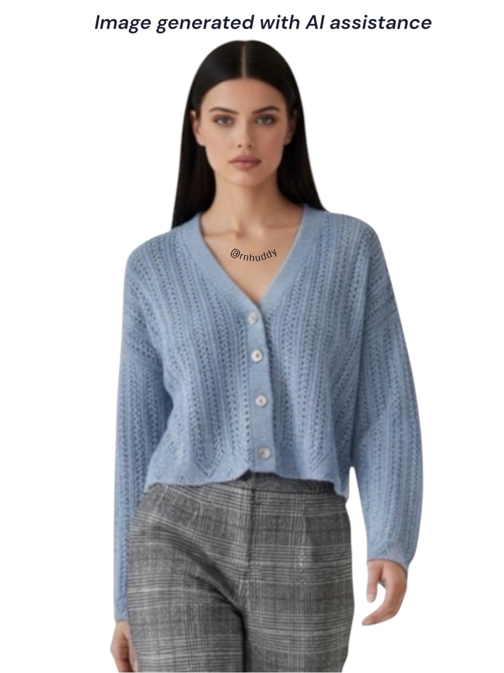 Frye M slate blue cardigan